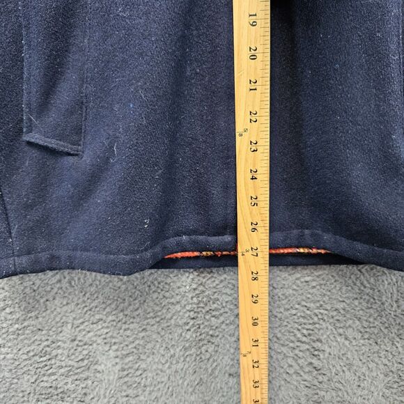 Sir Jac Jacket Men Size 38 Blue Hooded Full Zip Plaid Lined - Picture 5 of 14